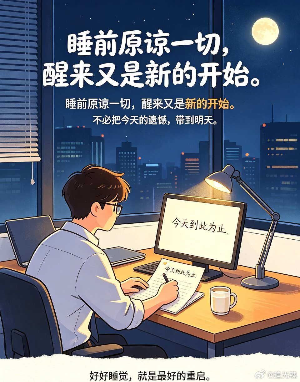 好好休息，是对努力的自己最好回馈。 ​​​