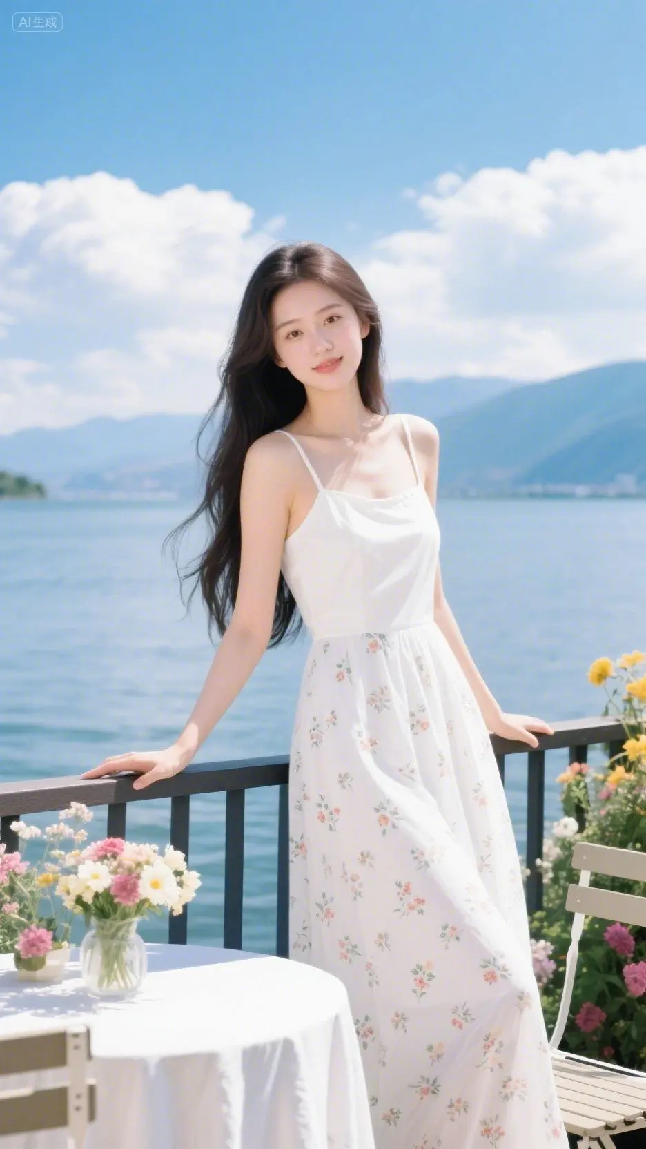 即梦AI 每日分享 夏季穿搭 甜美风 清爽一夏