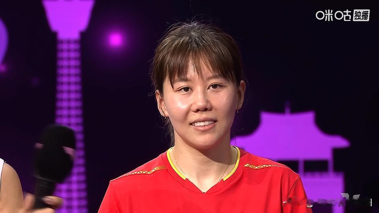陈幸同赛后一句话：太耿直太好笑了吧！

话说陈幸同赢了队友孙颖莎，主持人在访问环