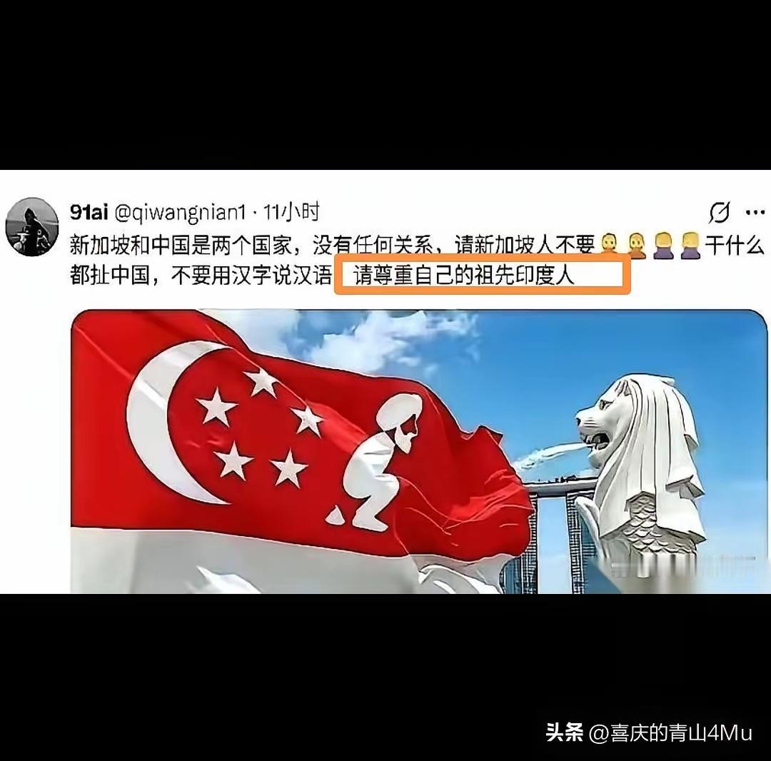 其实坡县认谁为先祖本就与我们无关，自1965年独立建国那一刻起，就主动割裂血脉根