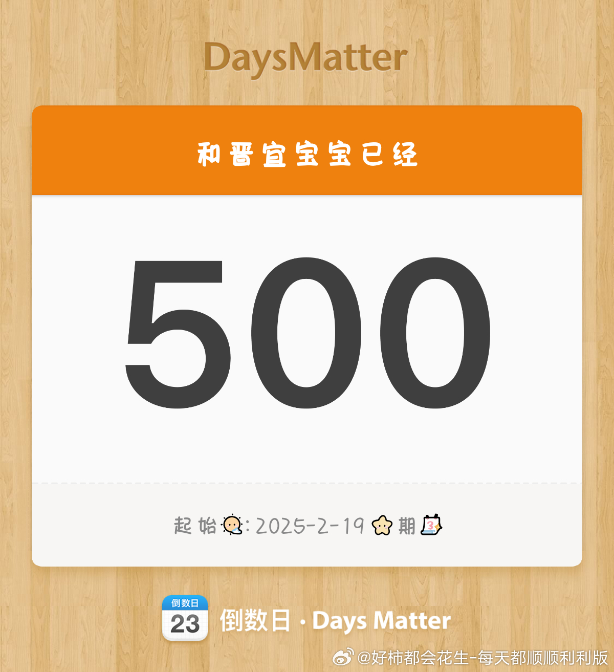 和晋宜宝宝的500天 
