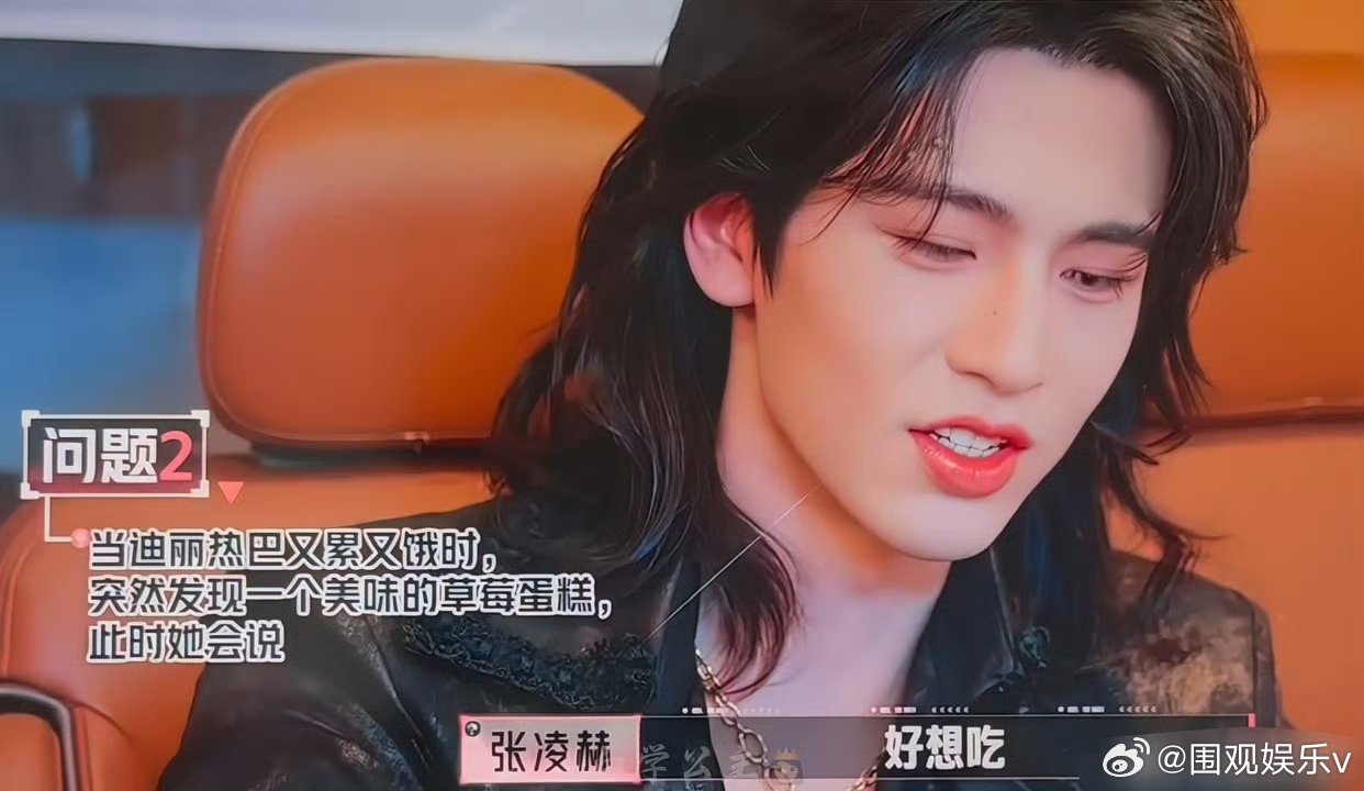 只有张凌赫和迪丽热巴回答一样 点进来之前，没人告诉我这么好嗑，张凌赫你要不胆子再