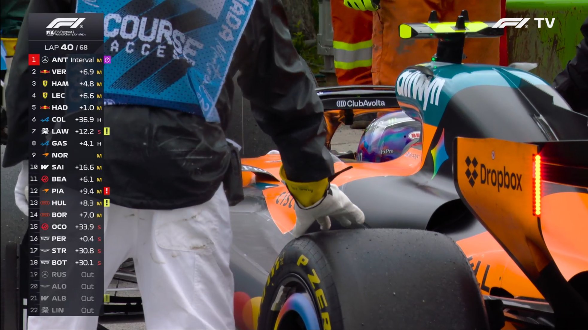 又来? 诺里斯的赛车故障退赛F1赛车2026F1加拿大大奖赛