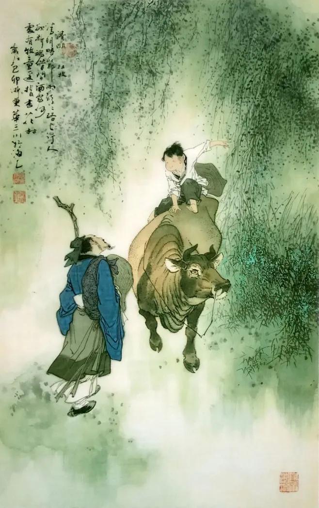 玉山县西边的七里店，有一个农民谢七，他的妻子谢七嫂不孝顺婆婆，每当吃饭时就煮麦饭