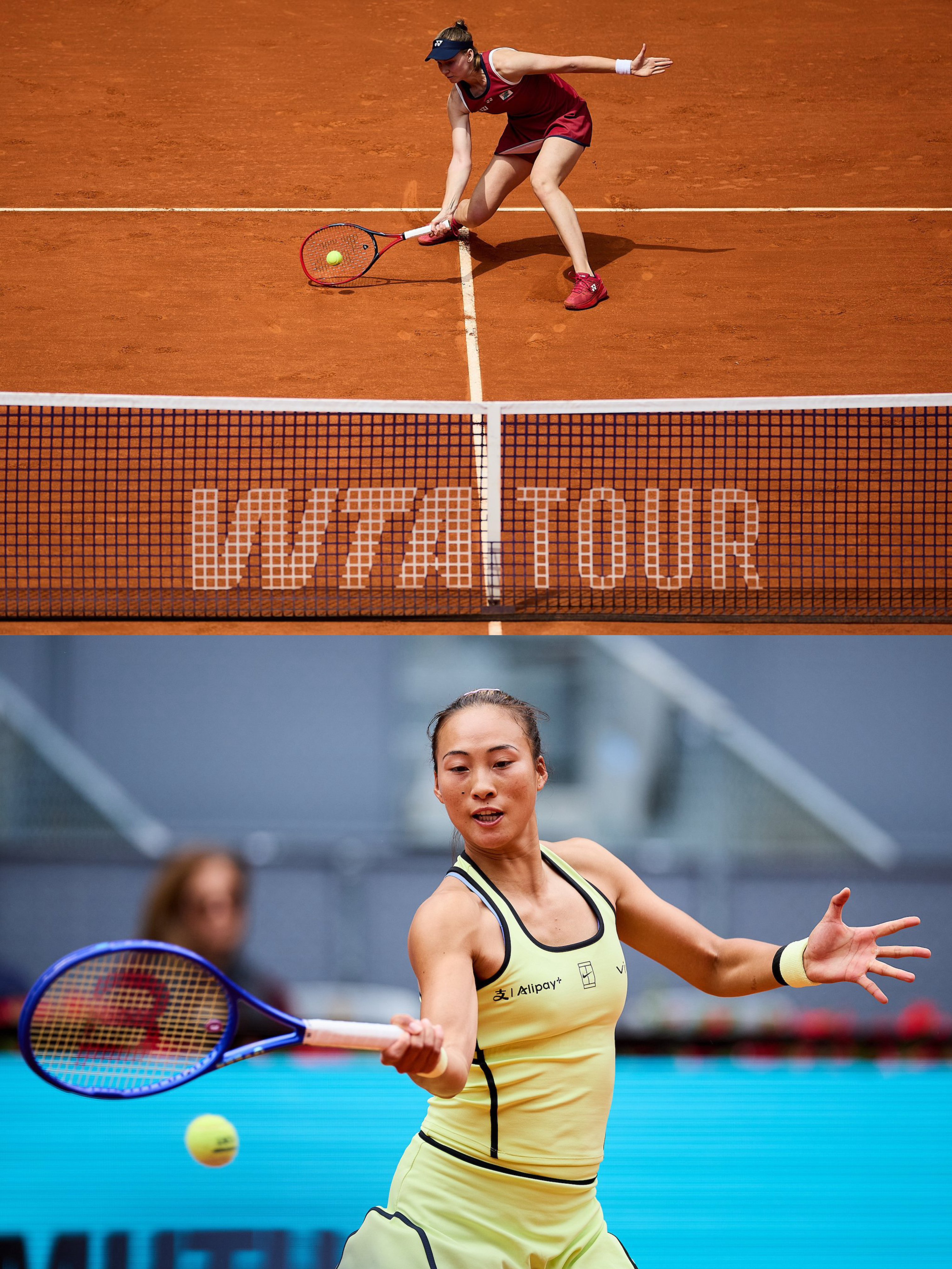 莱巴金娜苦战近2个半小时，才在决胜盘险胜罗马尼亚球员鲁塞，赢下个人第100场WT