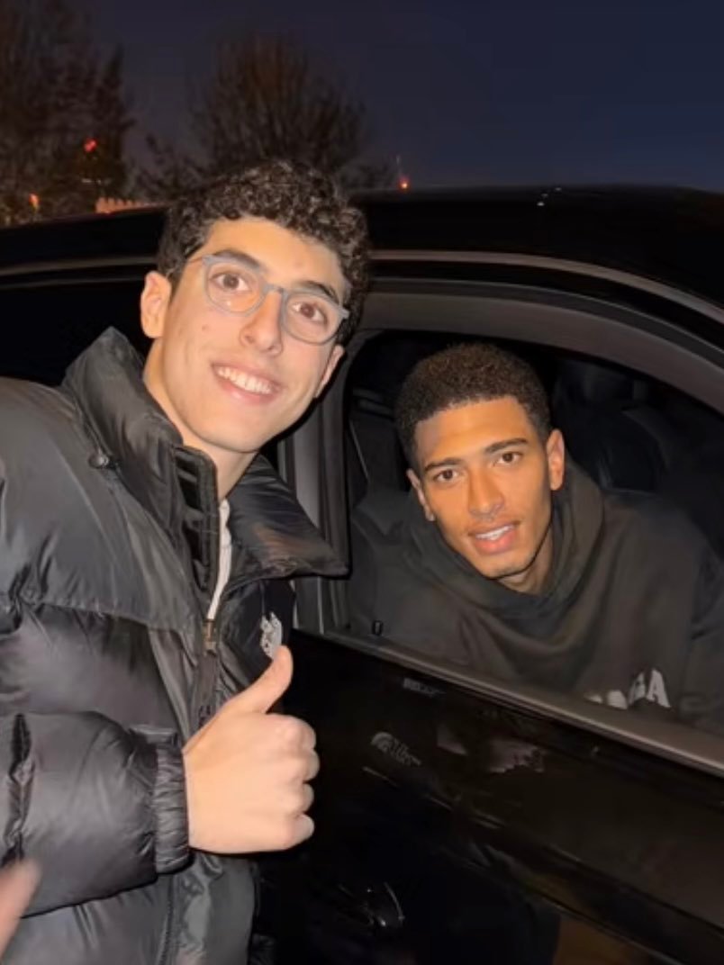 前段时间的合影📸贝林厄姆