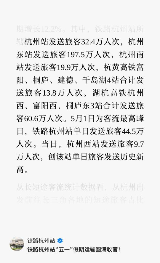 杭州高铁枢纽大变局，西站跃升为西翼枢纽