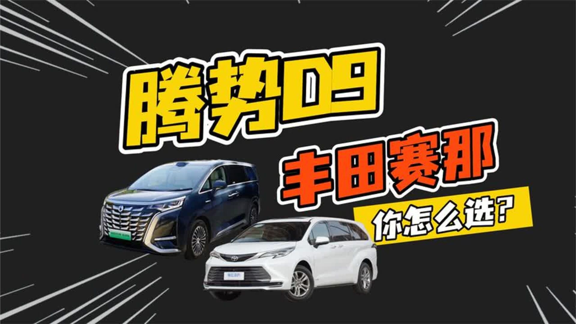 25款腾势D9和赛那，你选谁？