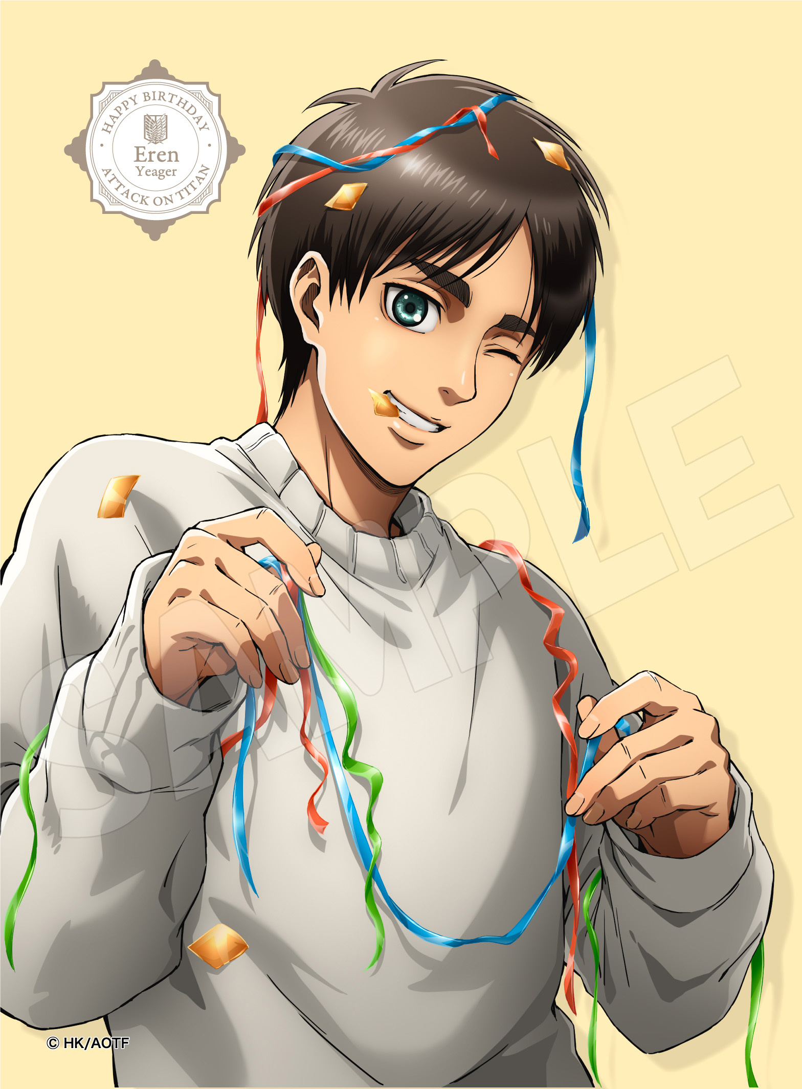 进击的巨人 🎁🍭━━…‥・Eren Birthday Photo 　好評販売