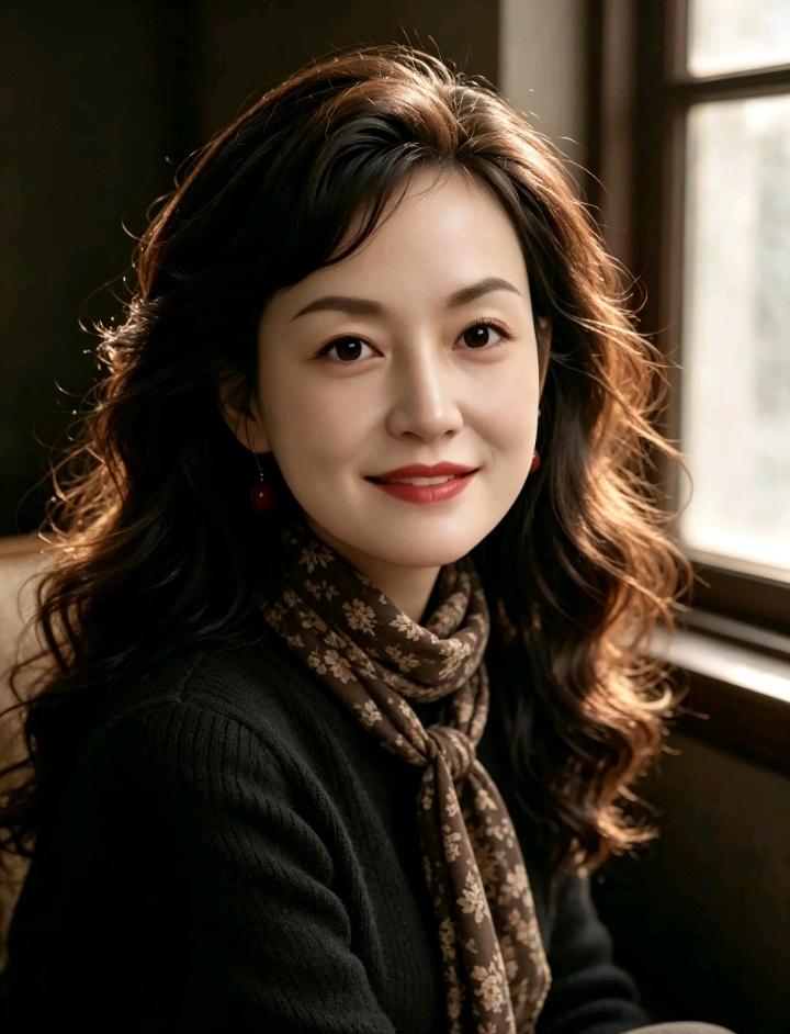 一个漂亮的女生在窗边微笑。嫁人到底要看家境还是人品 温婉大方的女生 女生笑容