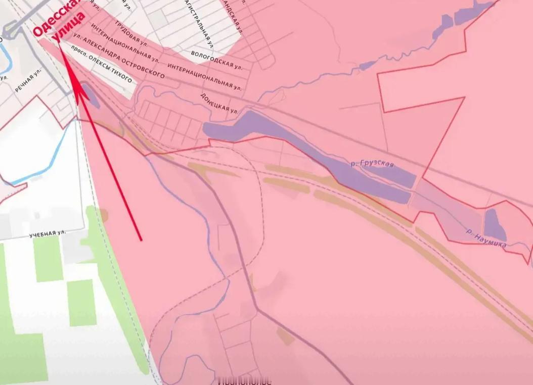 俄军已占领顿河康斯坦丁诺夫卡东南部的所谓“铁路环线”，该环线一直延伸到此前已被俄