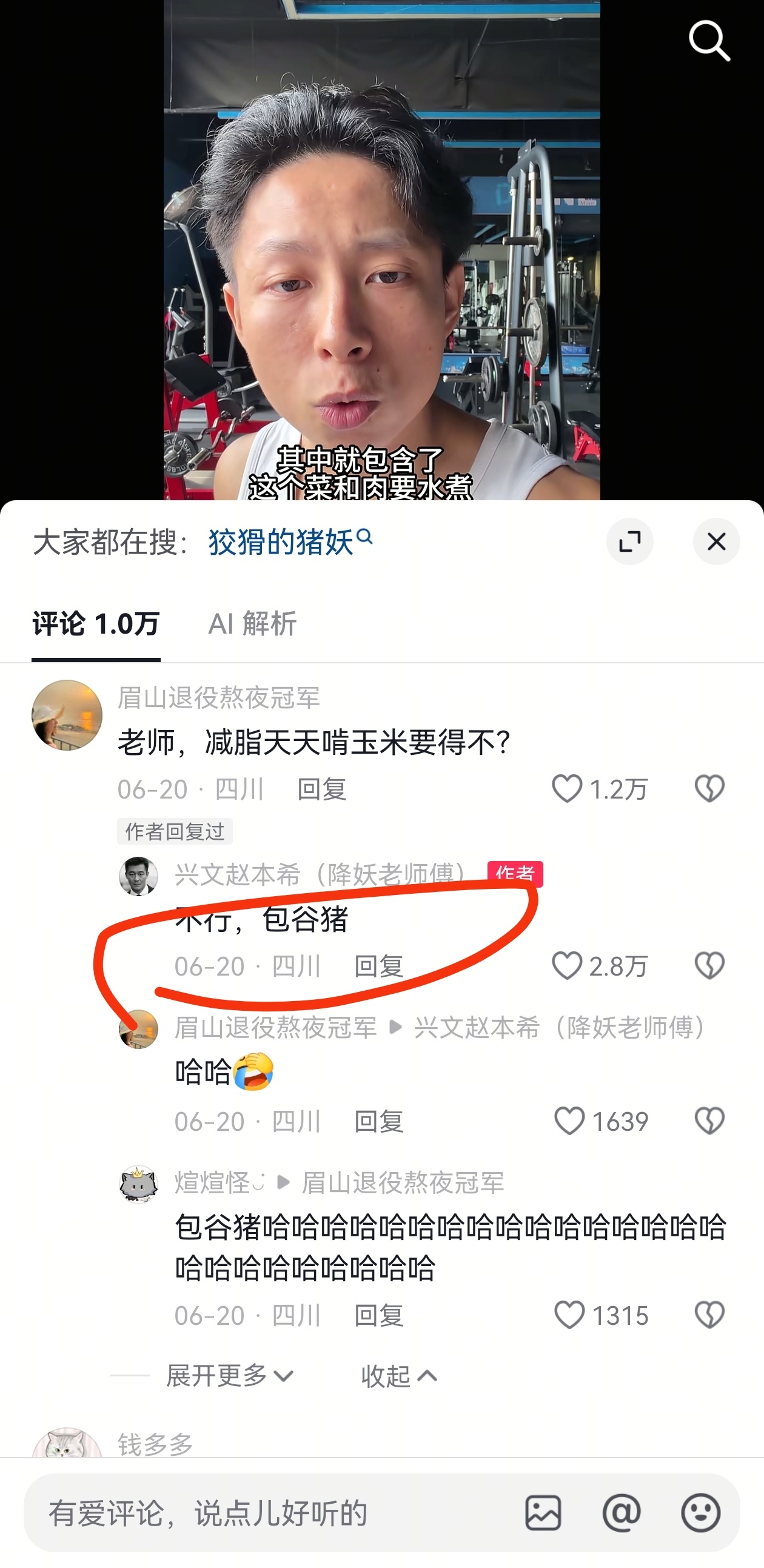 减肥可以天天吃玉米吗？不行✋苞谷猪 
