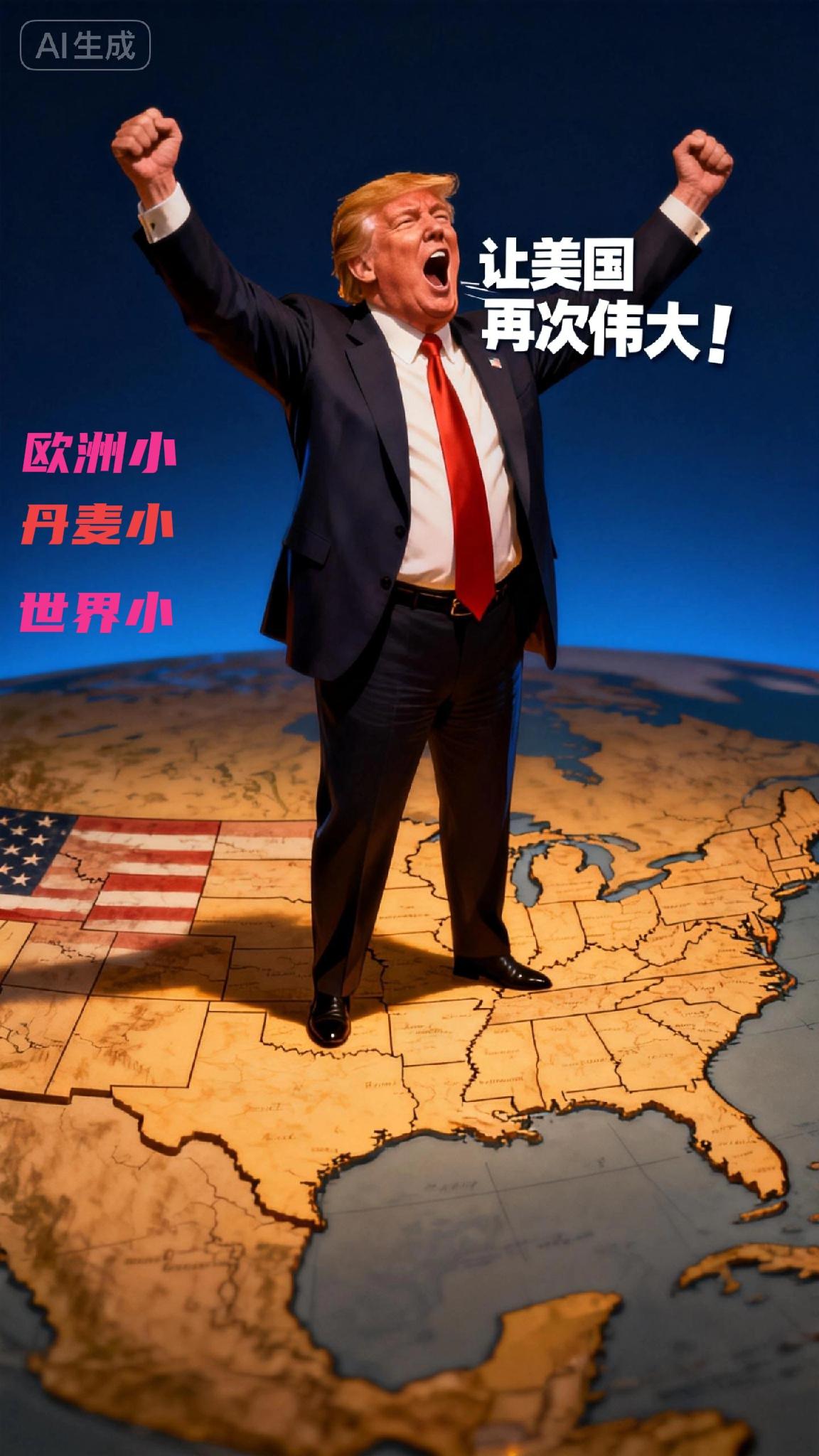 特朗普政府“让美国再次伟大”的潜在意思出来了！
“让美国再次伟大”等于:
一、让