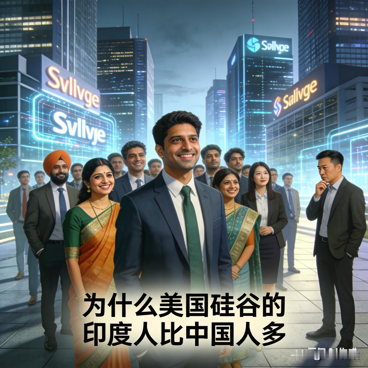 2025年硅谷亚裔技术人才中印度裔占比23%，高于中国裔的18%，这一现象是签证