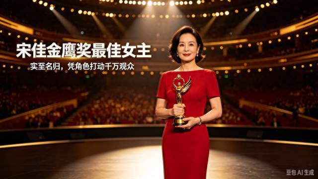 标题：实至名归！宋佳拿下金鹰奖最佳女主，凭张桂梅一角打动观众