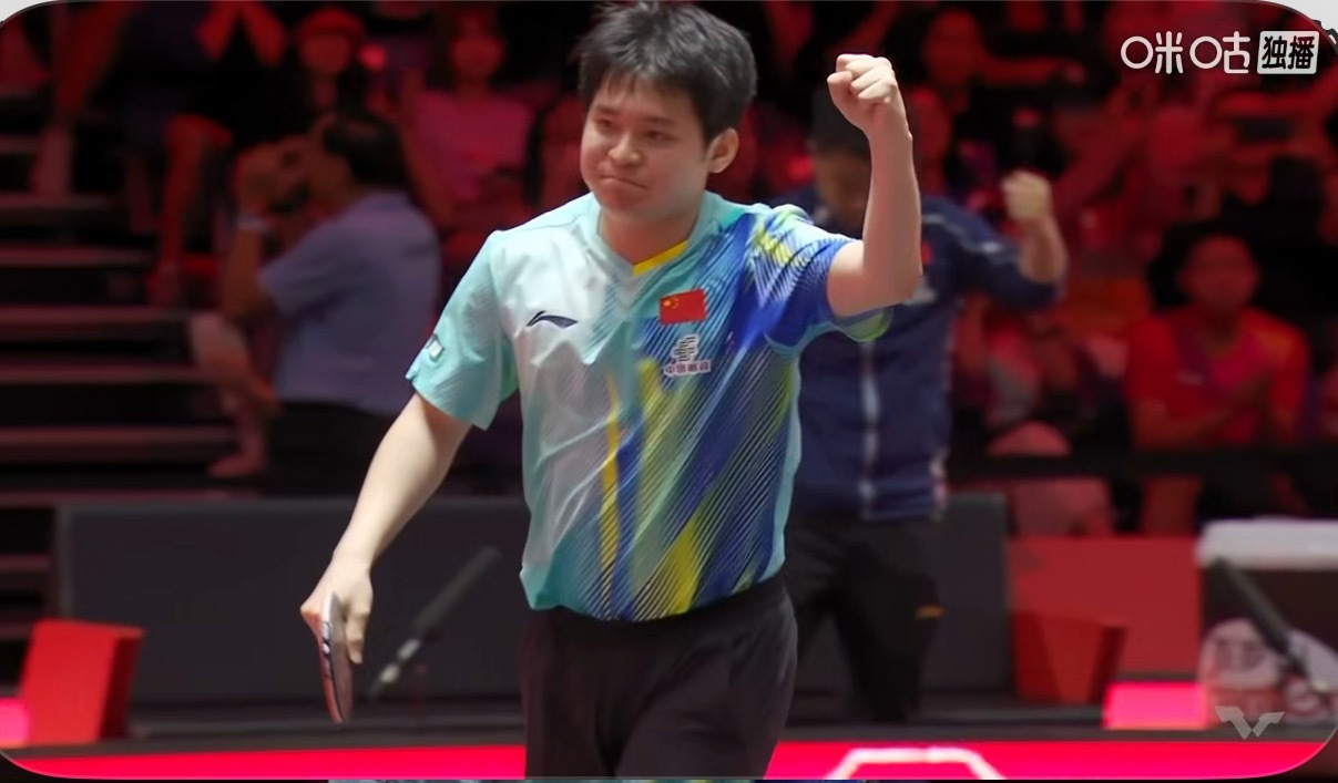 林诗栋2-3F·勒布伦对了就这样打 你不是一点都打不动他你至少要敢打啊 