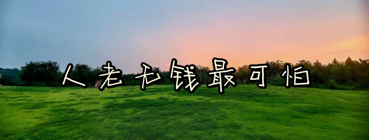 人老无钱最可怕