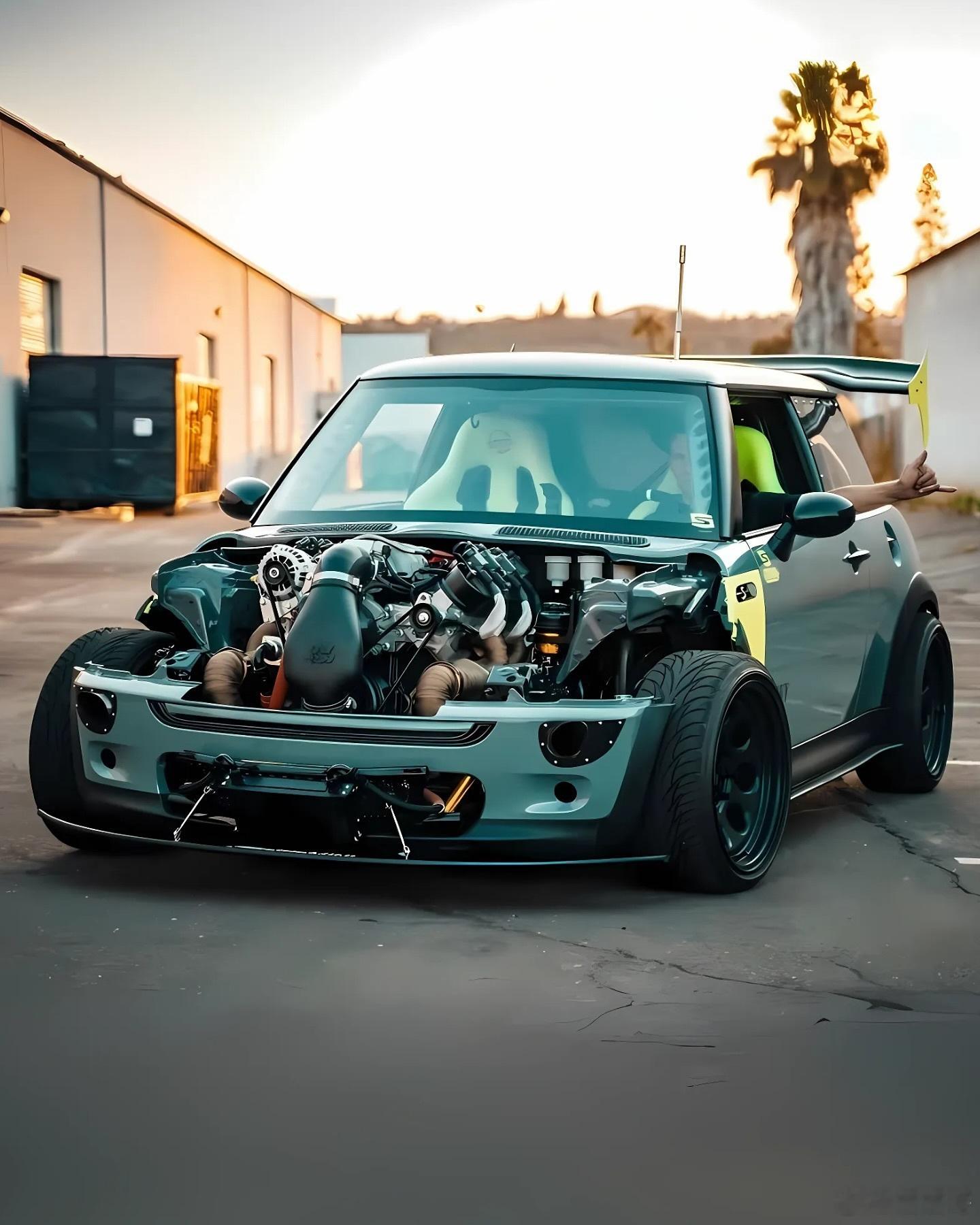 换装LS V8发动机的MINI R53精致 暴力！ ​​​
