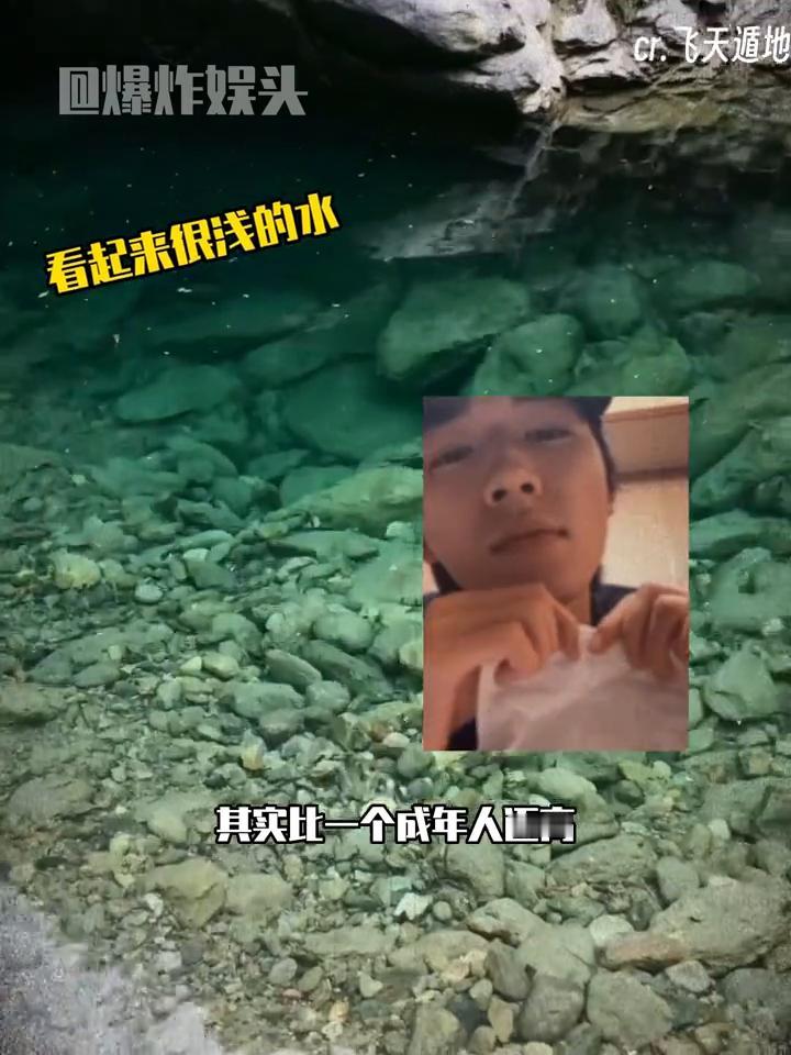 爆炸娱头。
一条视频告诉我们野外水域有多危险。看起来清澈见底的水池其实比一个成年