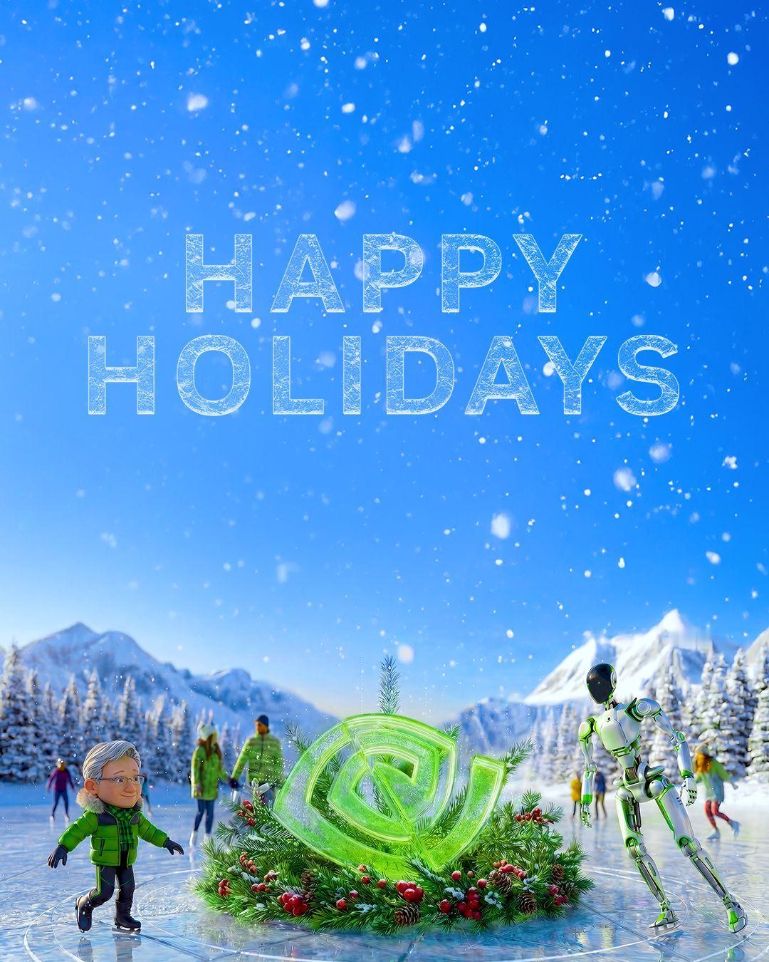 庆祝这一年的非凡突破，迎接更加光明的未来。✨

NVIDIA 祝您 新年快乐 ?