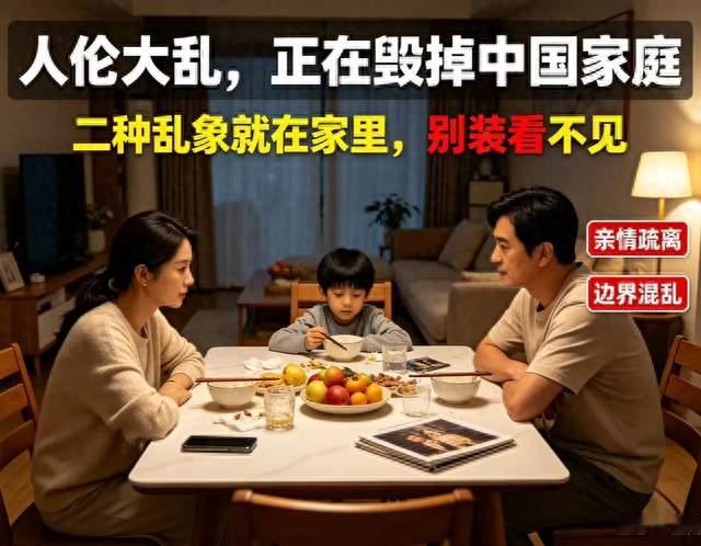 人伦大乱，正在毁掉中国家庭：二种乱象就在家里，别装看不见