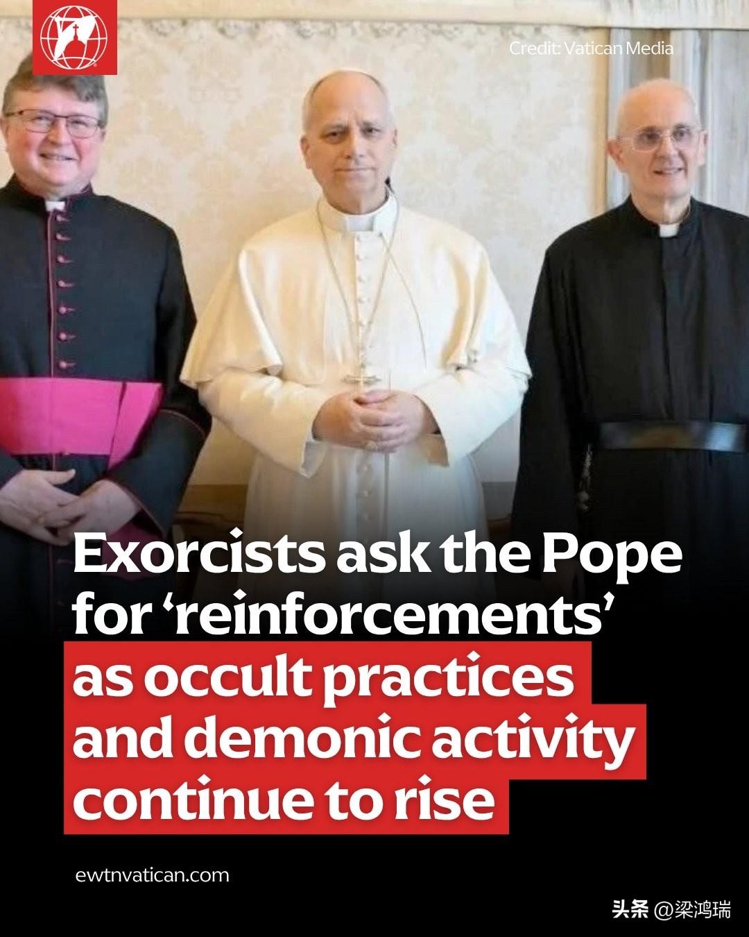 3月13日星期五，教宗利奥十四世在一次私人接见中会见了国际驱魔师协会（AIE）的