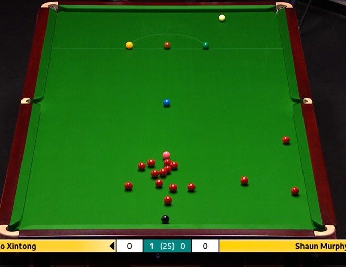 2026斯诺克世锦赛 昨天肖恩·墨菲那种带有攻击性的开球，据称对赵心童“效果不错