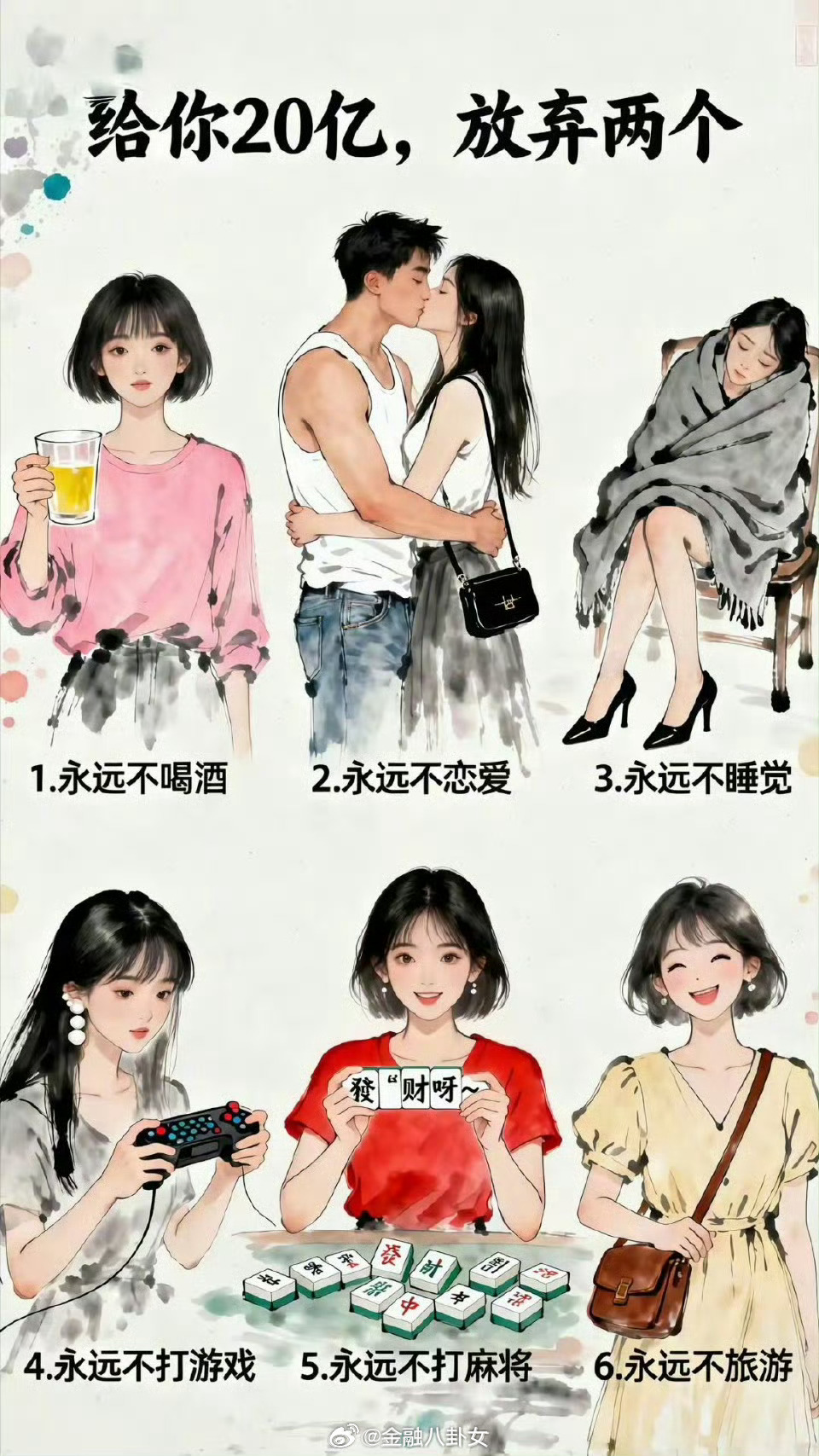 放弃哪两个？
