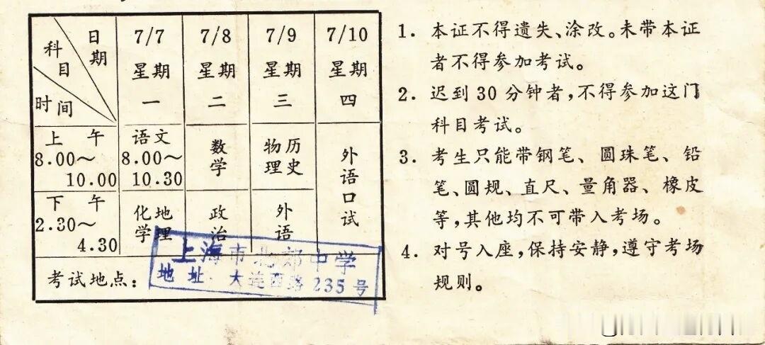 我是1980年参加高考的，当年高考和现在的差别，好多细节现在年轻人都没听过。
