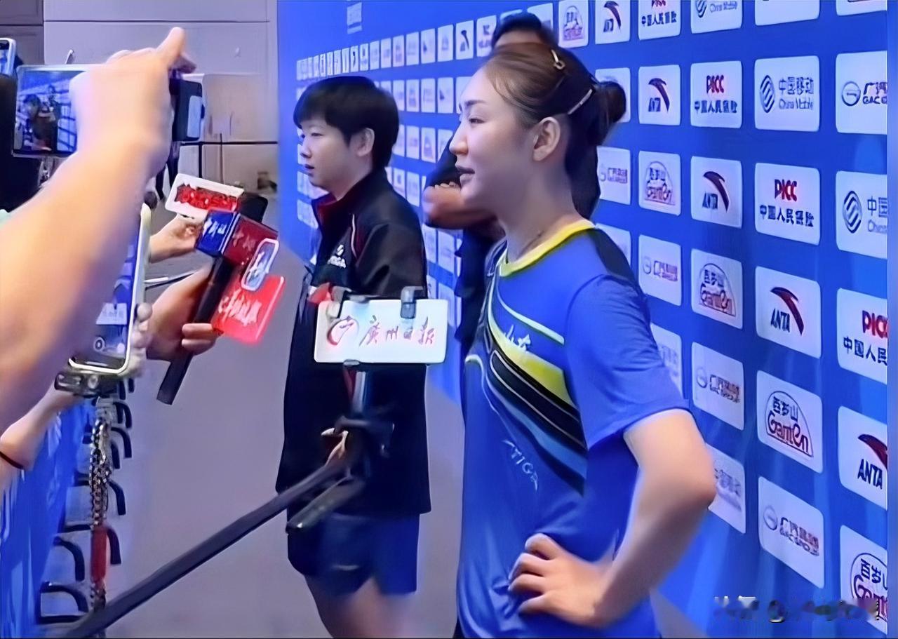 全运会乒乓球女单争四强：
孙颖莎VS刘斐、陈梦VS蒯曼
陈幸同VS朱雨玲、王曼昱