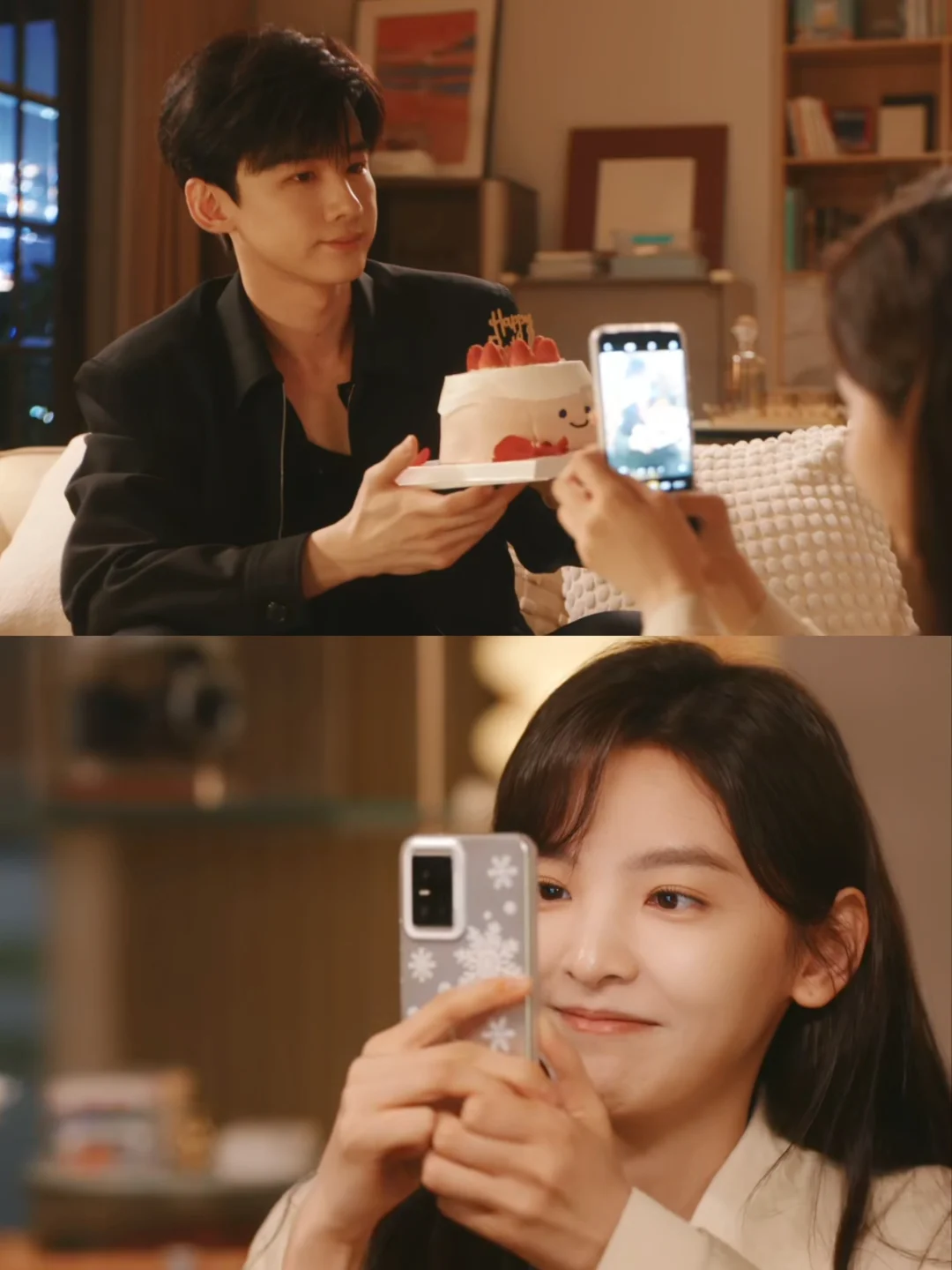 桑延拿着蛋糕 这个角度不就是在拍男朋友🥹