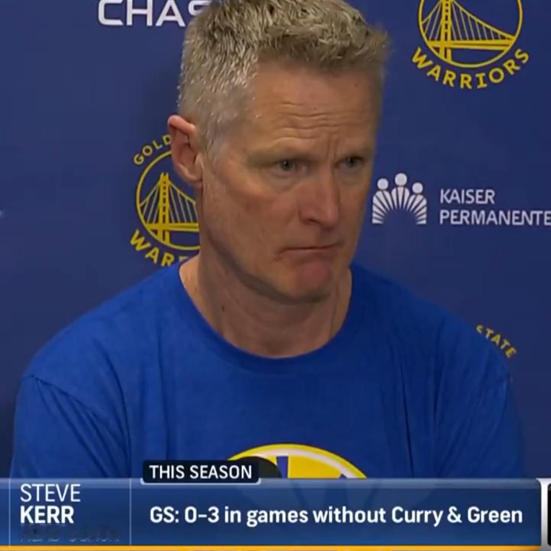 科尔回答球队最近是否遇到挫折：“确实有一点点。战绩就是明证。但我仍然喜欢我们的球