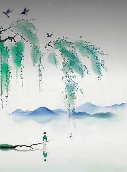 做人实不易，
一生满是坎坷泥泞。
年轻时，
我们渴望命运波澜，
在复杂的生活中“