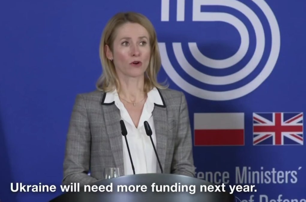 ✅🇪🇺🇺🇦卡拉斯：“与俄罗斯胜利的代价相比，支持乌克兰是一笔划算的买卖。