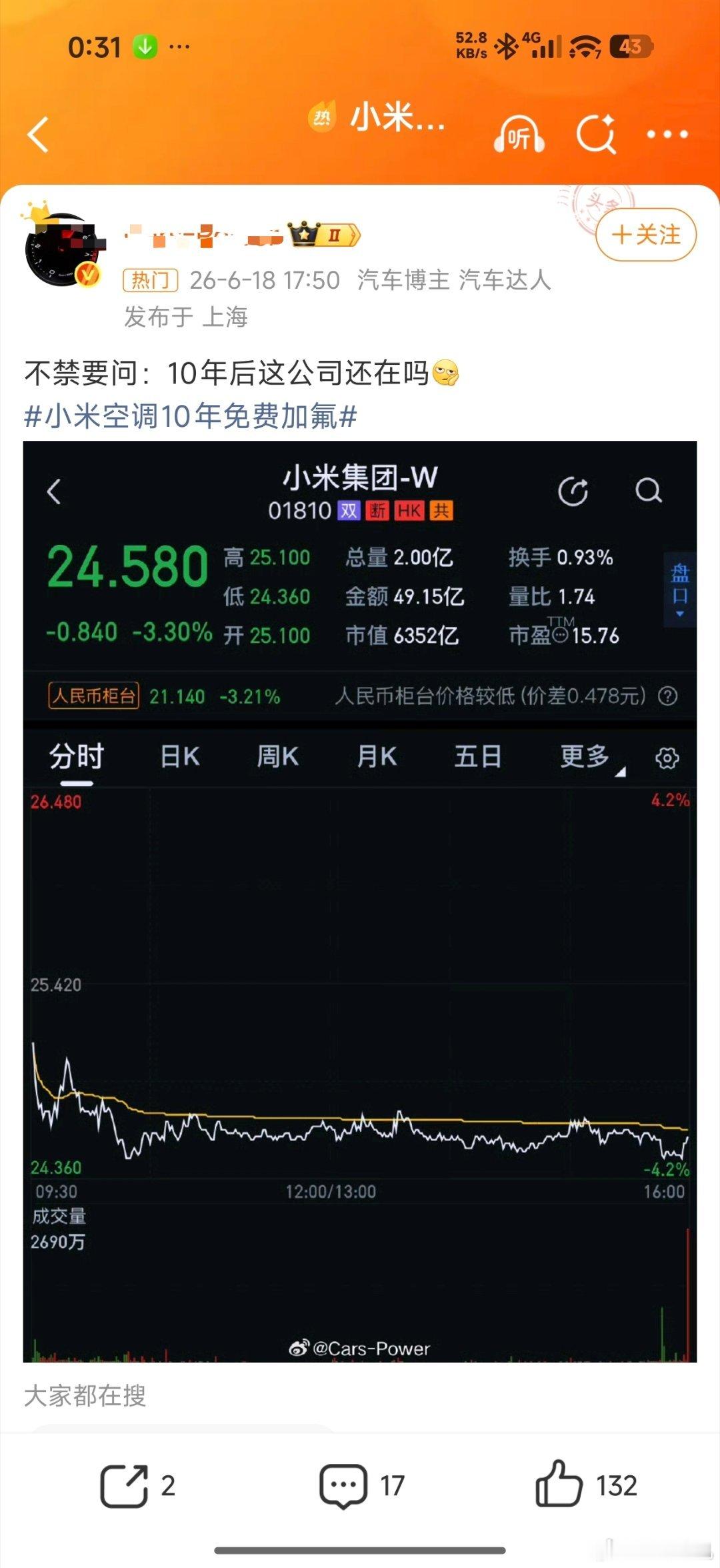 不劳你费心了，小米十年前就有人说过要倒闭了，结果现在越来越强，小米手机全球第三，