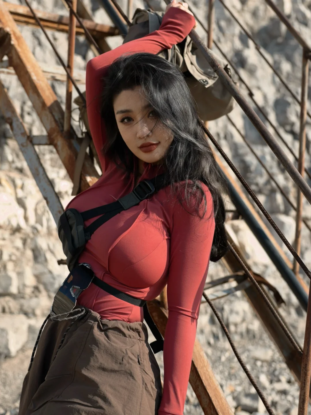 想给世界一点户外女子的震撼🇨🇳气场 征服