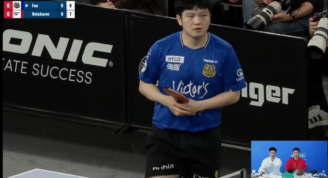 德国杯决赛樊振东11-9奥恰洛夫 樊振东vs奥恰洛夫