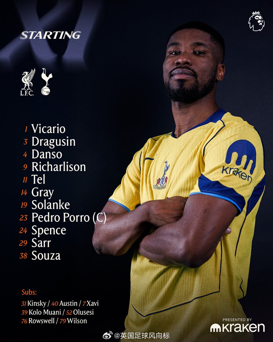 【热刺绝地一战！三前锋对攻利物浦】伤兵满营的热刺，作客利物浦的英超联赛，只安排了