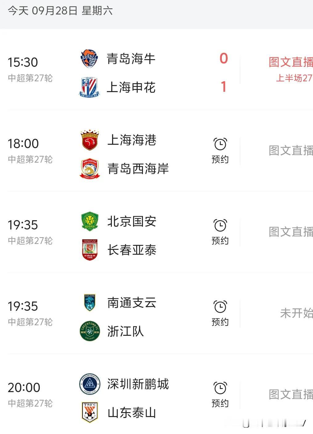 #中超# 第27轮热点关注：
1，上海双雄VS青岛双熊，两个在争冠，两个在保级！