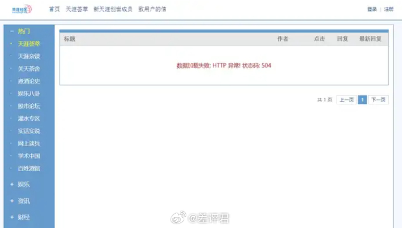 #复活的天涯社区能活几天# 2023年，天涯因欠费被暂停访问，自此管理团队展开了
