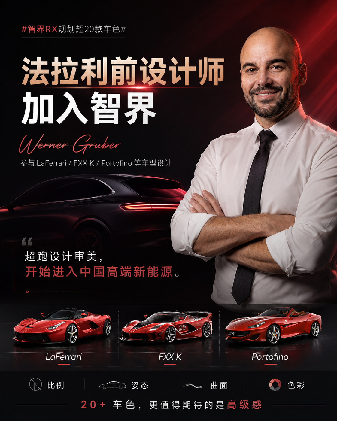 📮智界这次请 Werner Gruber，我觉得含金量是有的。这位不是“法拉利