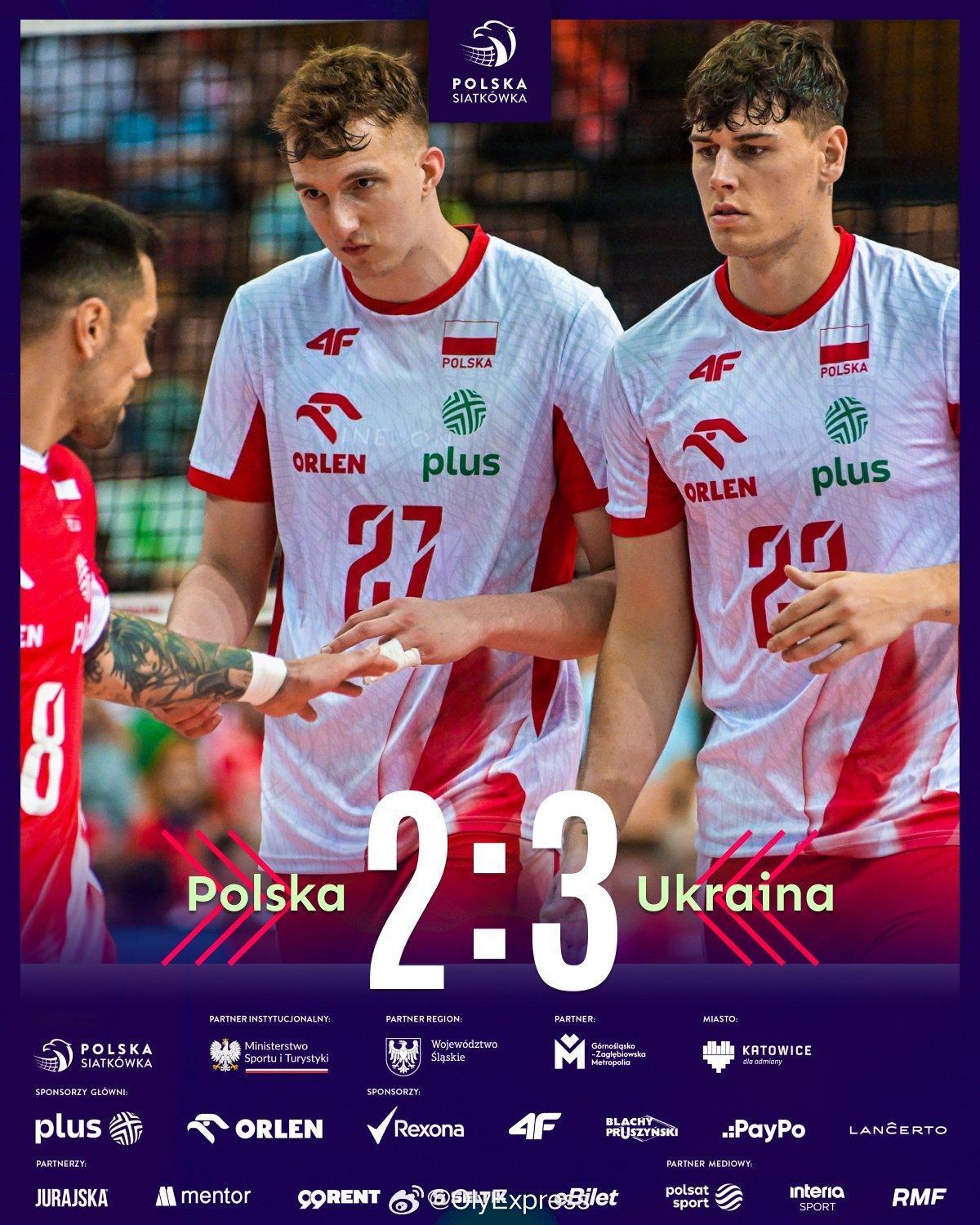 【波兰四国男排赛波兰2-3遭乌克兰大逆转 保加利亚3-0德国】国际排坛战报速递 