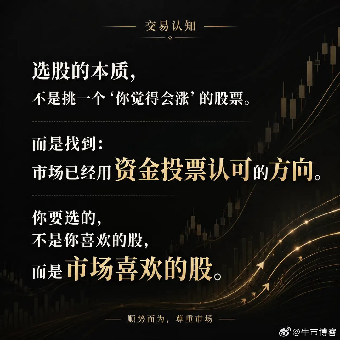 选股的本质，不是挑一个“你觉得会涨”的股票。而是找到：市场已经用资金投票认可的方