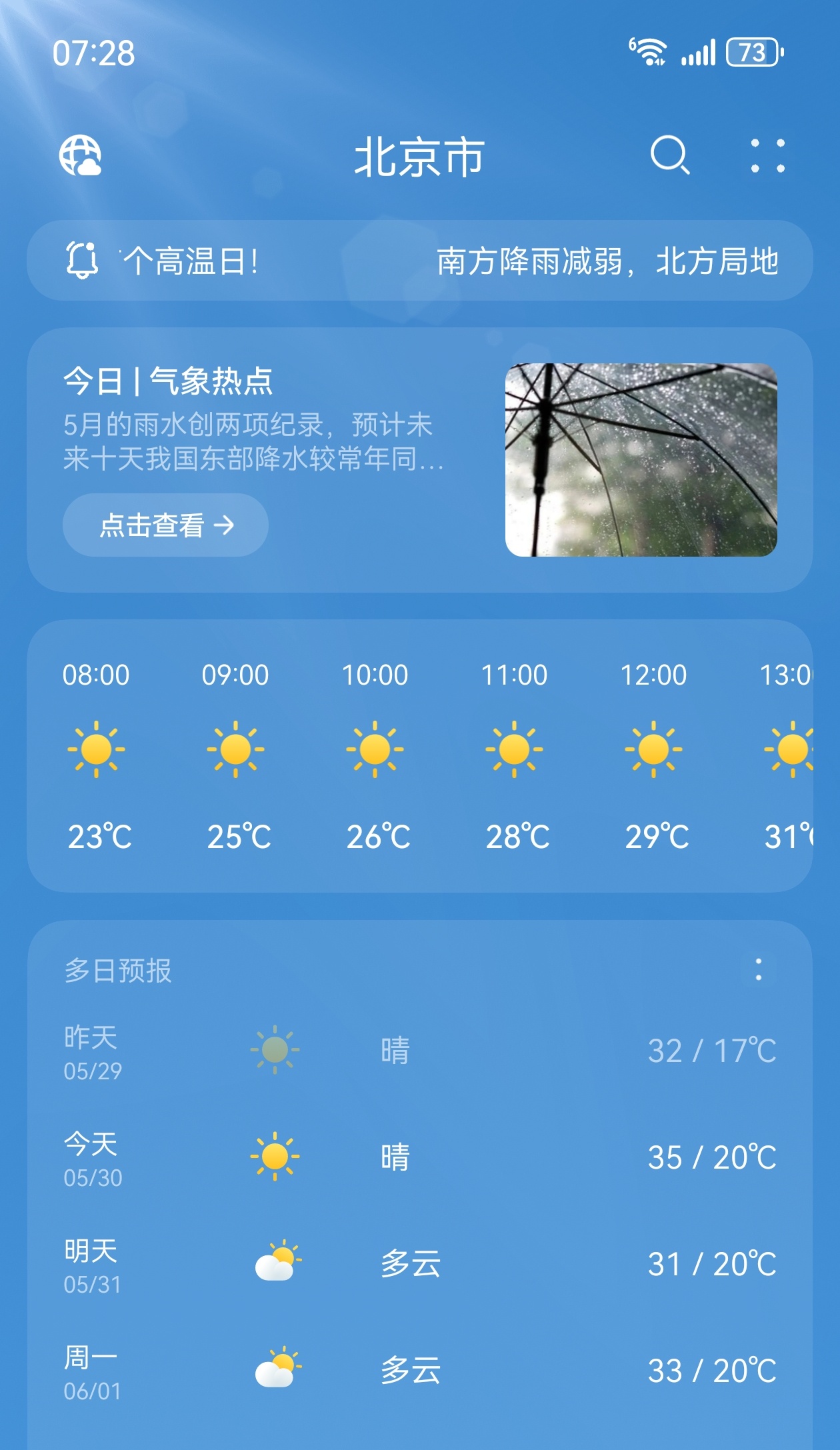 早安啊周末愉快😊好久没有吃到姐姐做的早餐了，幸福哈～我的天今天35度呢🥵 