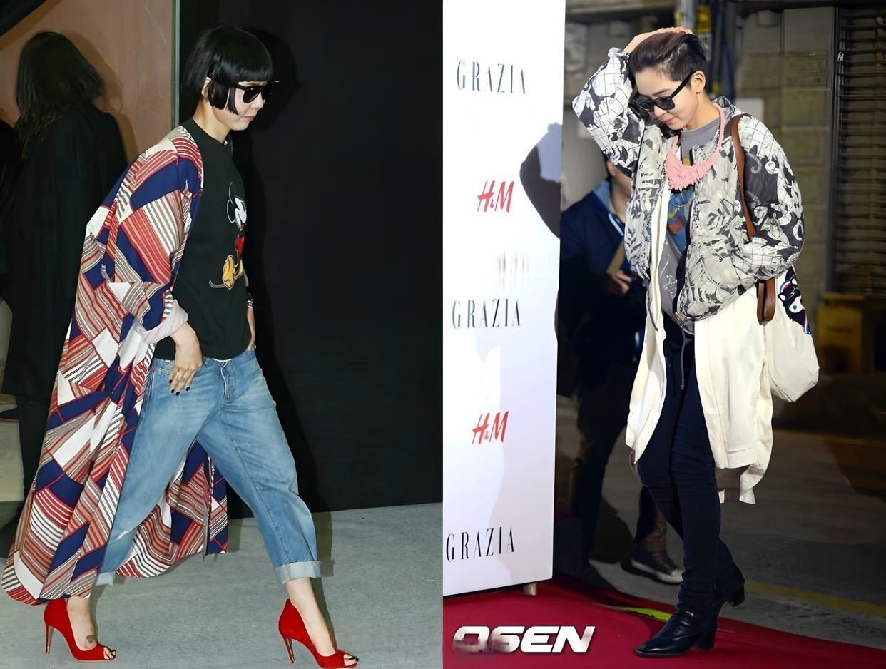 全智贤已风光不复！出席活动靠边站一脸拘谨，LV总裁女友稳站C位 