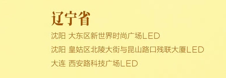 辽宁省打卡地为什么不设在中央大道的大屏呢那个巨爽