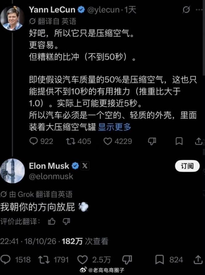 马斯克回应质疑，永远这么直白。 ​​​