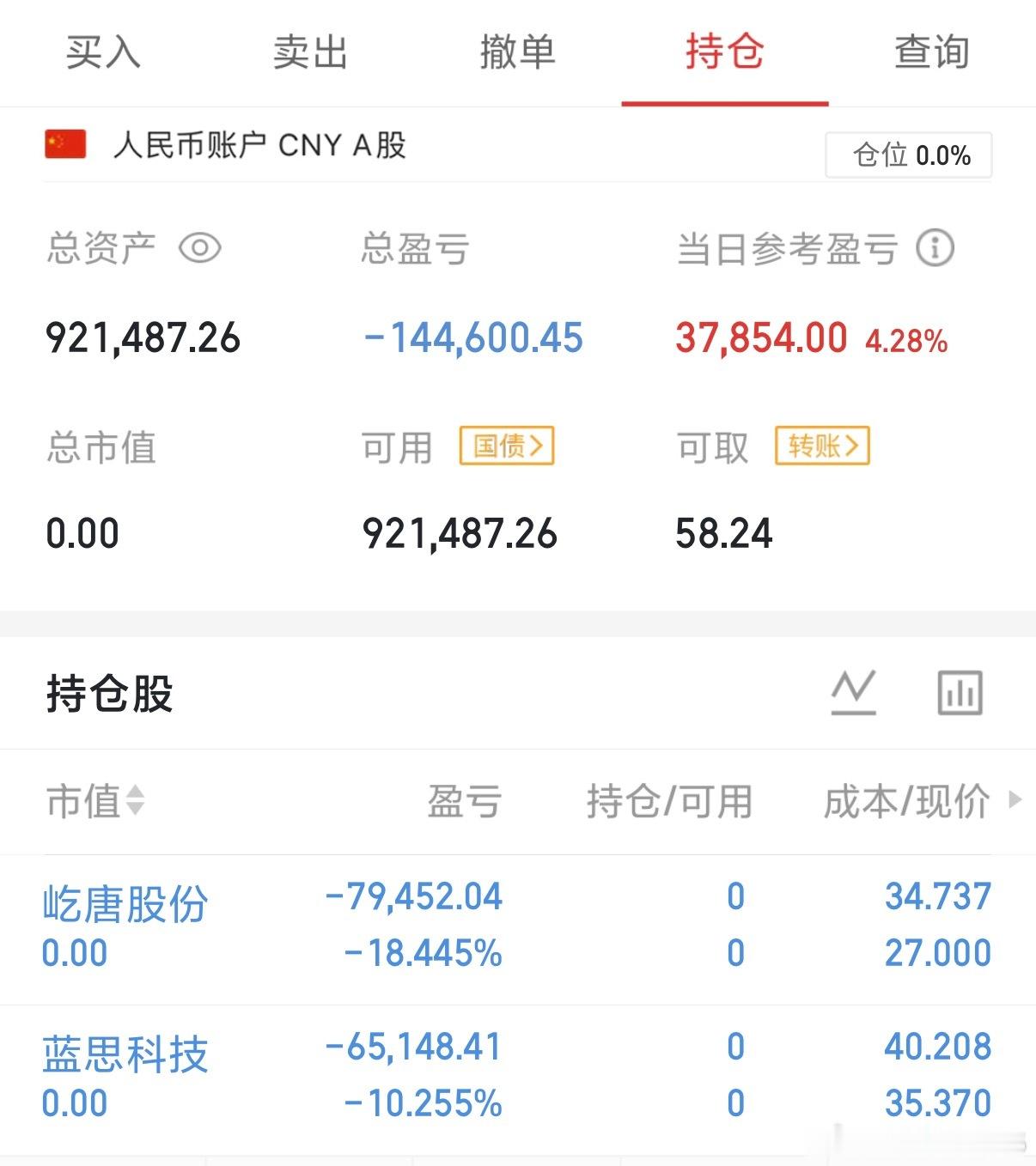 清仓，清仓！ 