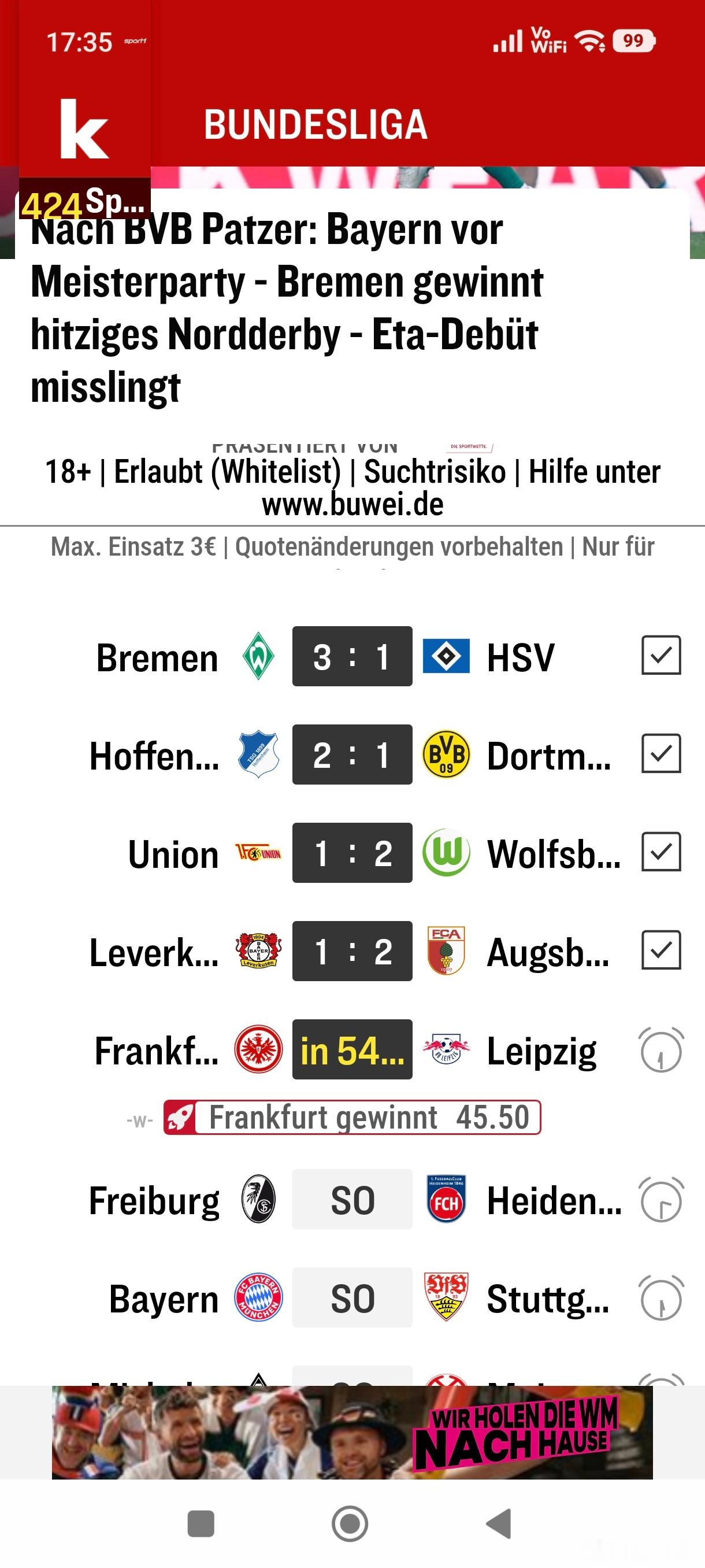 多特掉链子，拜仁明天可以在安联庆祝德甲冠军！德甲