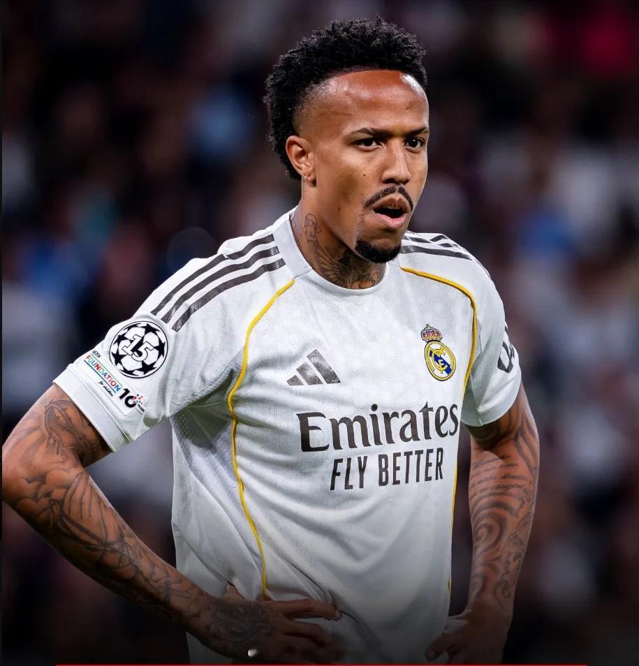 官方：皇马宣布米利唐股二头肌受伤，这名中卫基本上已赛季报销，巴西人现在将专注于康